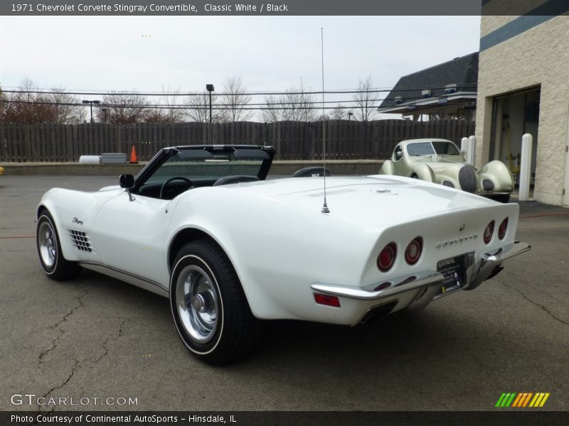  1971 Corvette Stingray Convertible Classic White