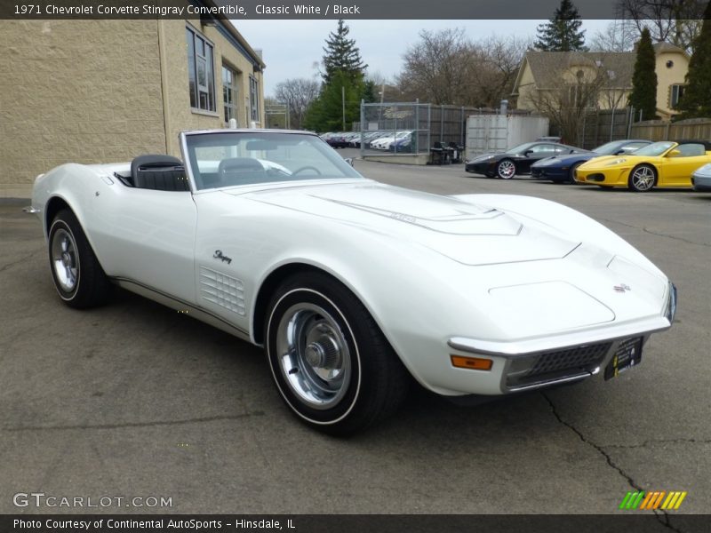  1971 Corvette Stingray Convertible Classic White