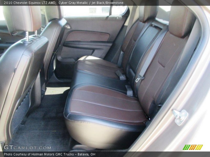 Cyber Gray Metallic / Jet Black/Brownstone 2010 Chevrolet Equinox LTZ AWD