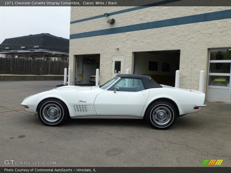  1971 Corvette Stingray Convertible Classic White