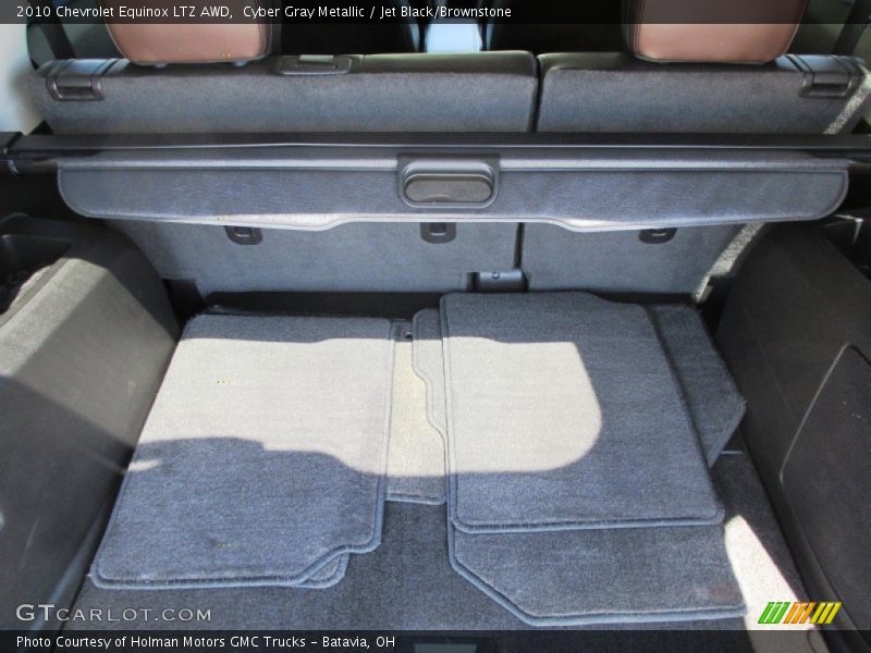 Cyber Gray Metallic / Jet Black/Brownstone 2010 Chevrolet Equinox LTZ AWD