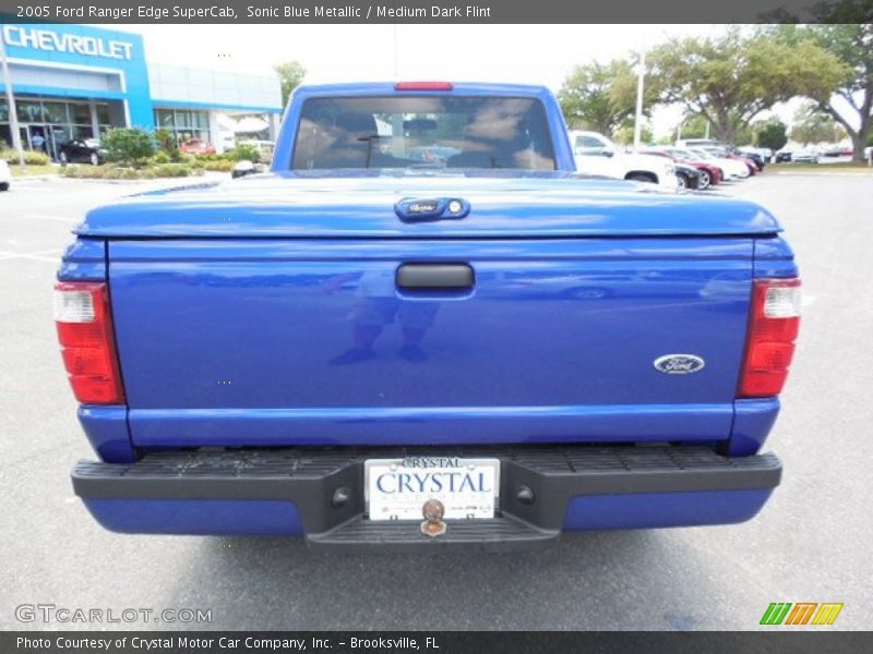 Sonic Blue Metallic / Medium Dark Flint 2005 Ford Ranger Edge SuperCab