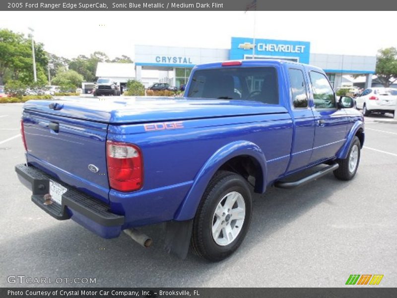 Sonic Blue Metallic / Medium Dark Flint 2005 Ford Ranger Edge SuperCab