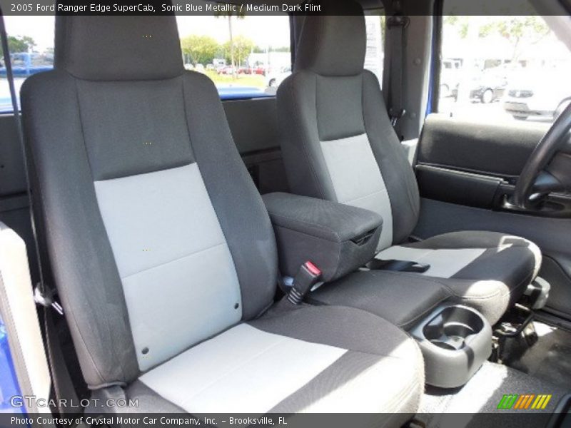 Sonic Blue Metallic / Medium Dark Flint 2005 Ford Ranger Edge SuperCab