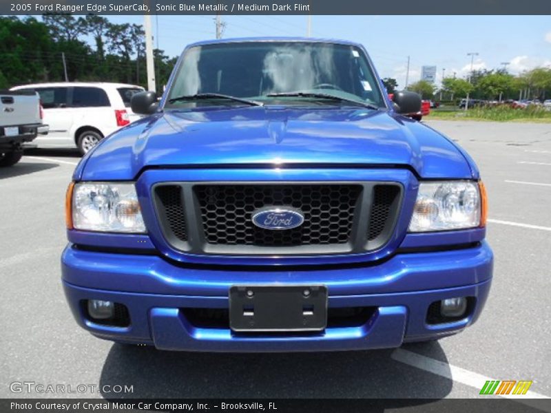 Sonic Blue Metallic / Medium Dark Flint 2005 Ford Ranger Edge SuperCab