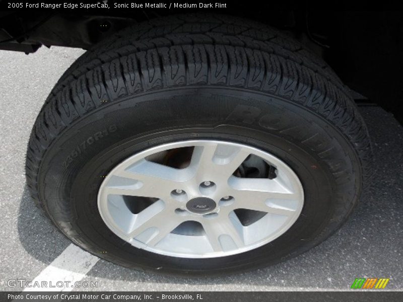 Sonic Blue Metallic / Medium Dark Flint 2005 Ford Ranger Edge SuperCab