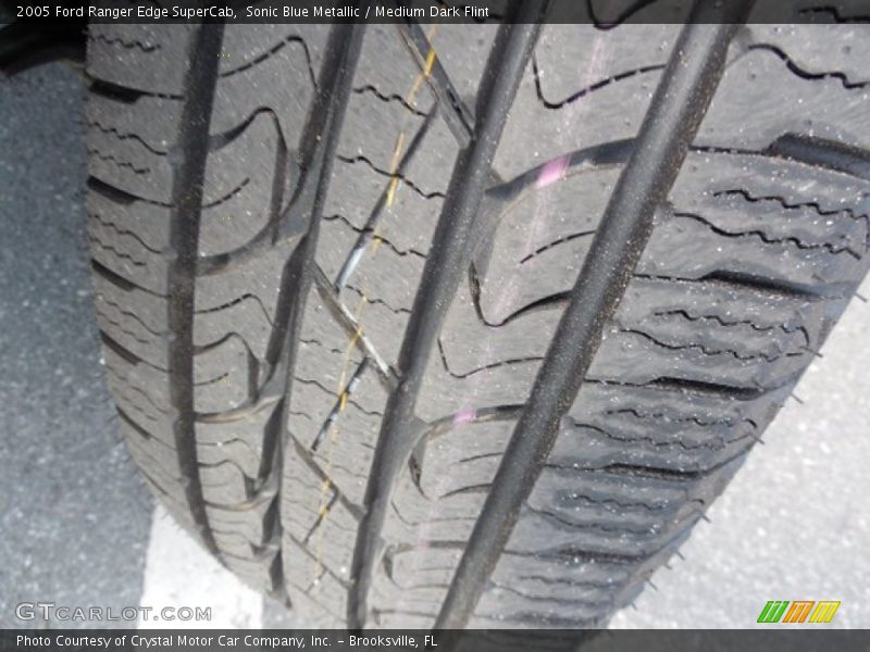 Sonic Blue Metallic / Medium Dark Flint 2005 Ford Ranger Edge SuperCab