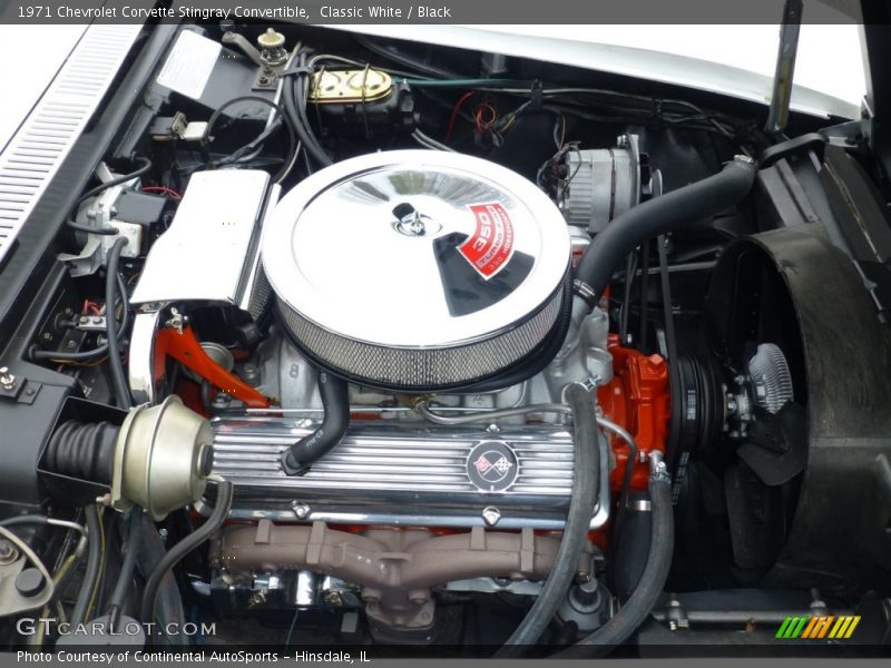  1971 Corvette Stingray Convertible Engine - 350 cid OHV 16-Valve LT-1 V8