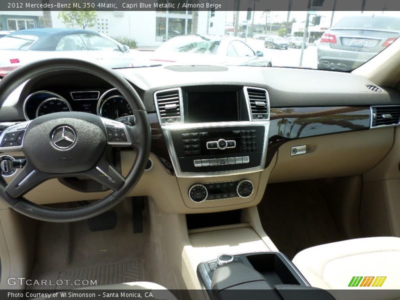 Capri Blue Metallic / Almond Beige 2012 Mercedes-Benz ML 350 4Matic