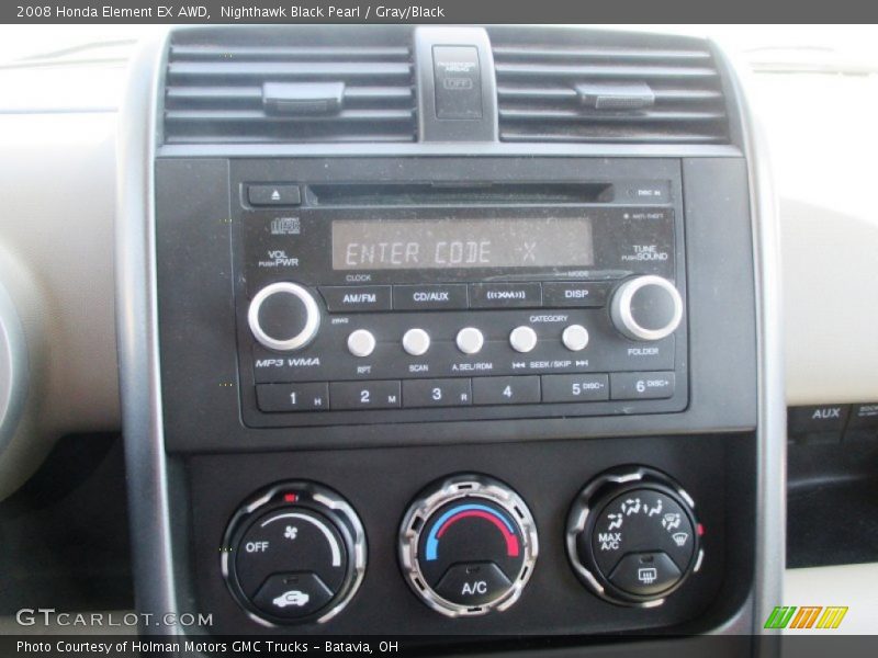 Nighthawk Black Pearl / Gray/Black 2008 Honda Element EX AWD