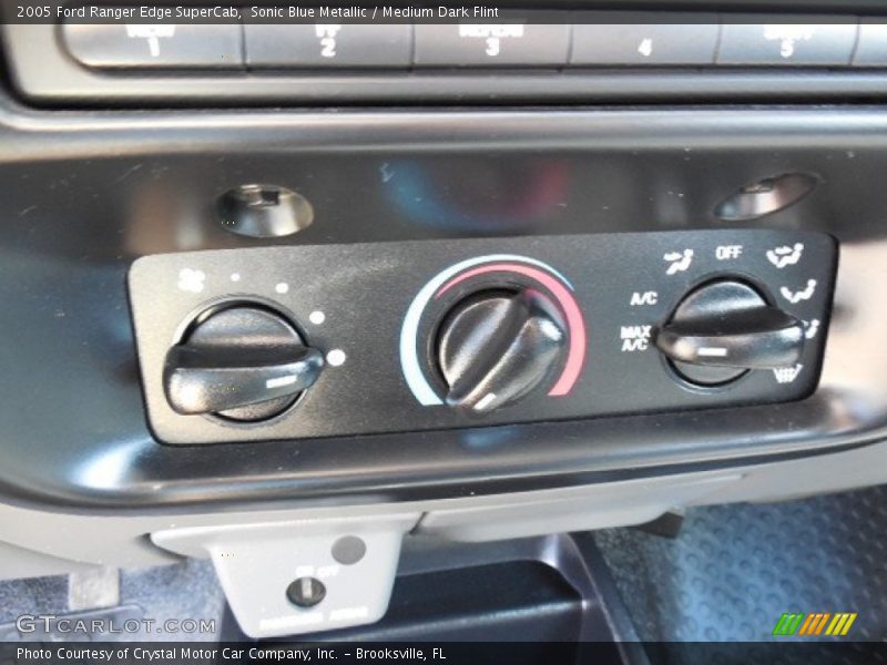 Sonic Blue Metallic / Medium Dark Flint 2005 Ford Ranger Edge SuperCab