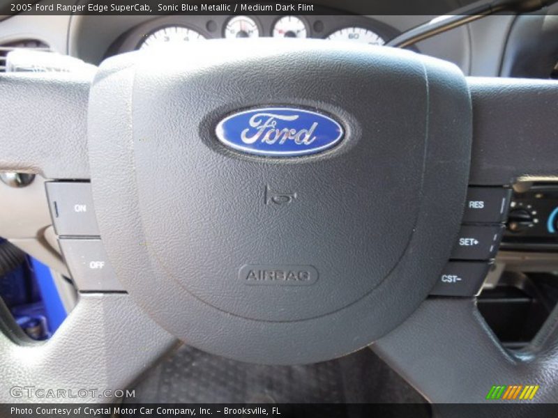 Sonic Blue Metallic / Medium Dark Flint 2005 Ford Ranger Edge SuperCab