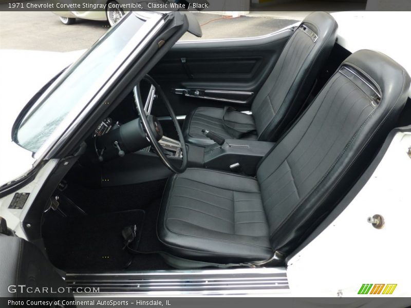 Front Seat of 1971 Corvette Stingray Convertible