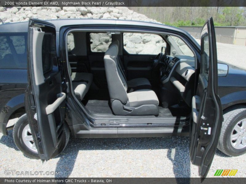Nighthawk Black Pearl / Gray/Black 2008 Honda Element EX AWD