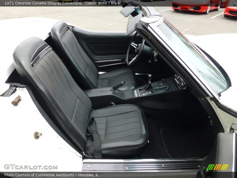 Front Seat of 1971 Corvette Stingray Convertible