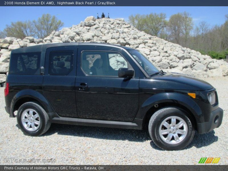 Nighthawk Black Pearl / Gray/Black 2008 Honda Element EX AWD
