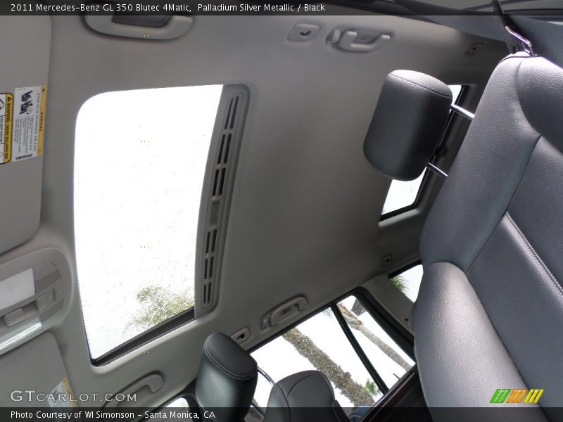 Palladium Silver Metallic / Black 2011 Mercedes-Benz GL 350 Blutec 4Matic