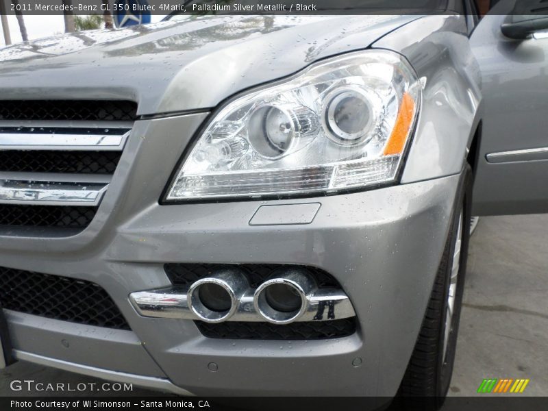 Palladium Silver Metallic / Black 2011 Mercedes-Benz GL 350 Blutec 4Matic