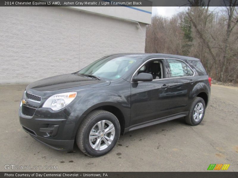 Ashen Gray Metallic / Light Titanium/Jet Black 2014 Chevrolet Equinox LS AWD