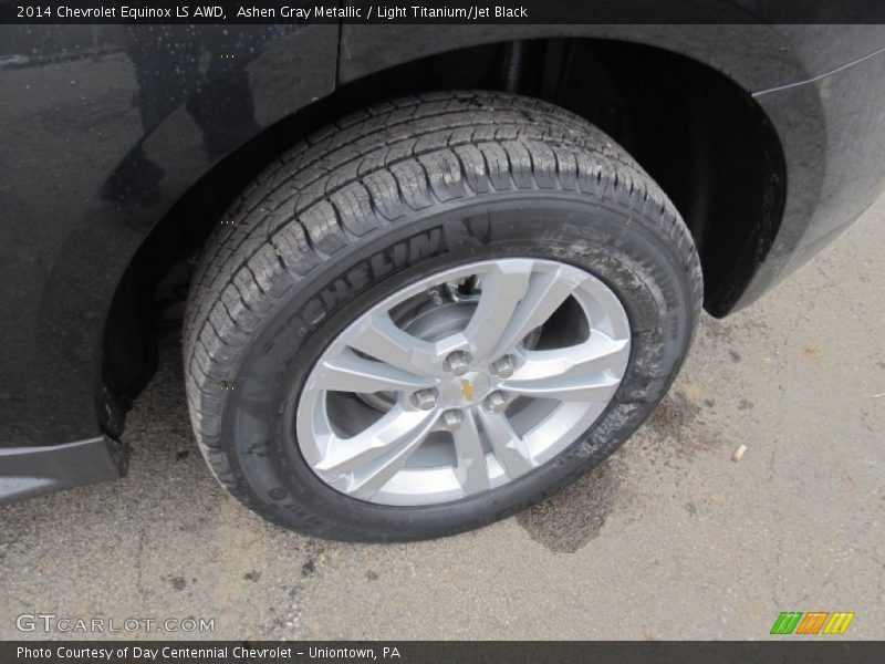 Ashen Gray Metallic / Light Titanium/Jet Black 2014 Chevrolet Equinox LS AWD