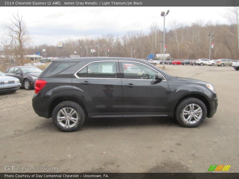 Ashen Gray Metallic / Light Titanium/Jet Black 2014 Chevrolet Equinox LS AWD