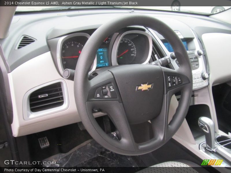 Ashen Gray Metallic / Light Titanium/Jet Black 2014 Chevrolet Equinox LS AWD