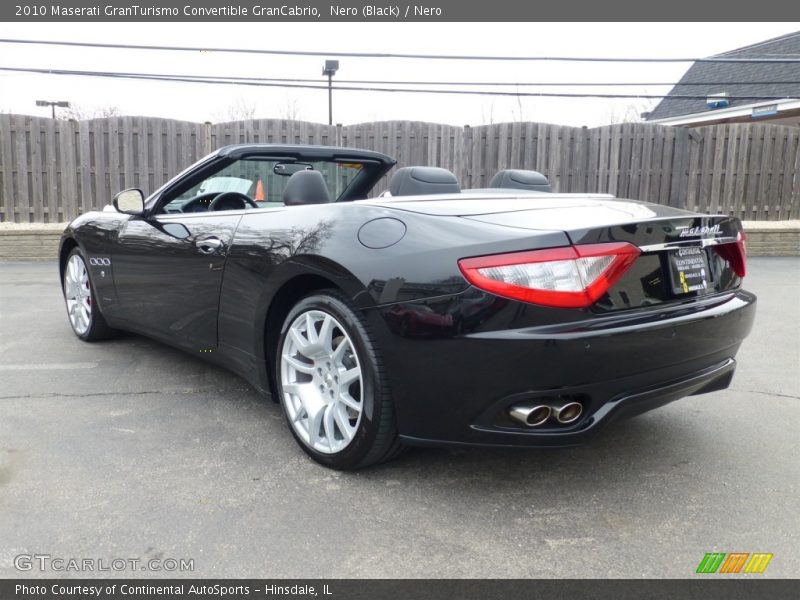 Nero (Black) / Nero 2010 Maserati GranTurismo Convertible GranCabrio