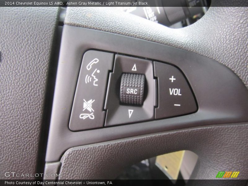 Ashen Gray Metallic / Light Titanium/Jet Black 2014 Chevrolet Equinox LS AWD