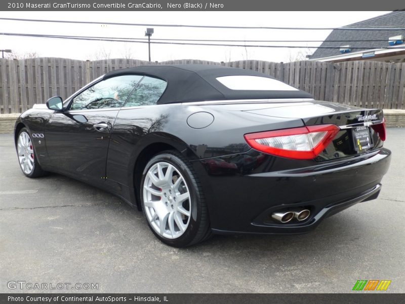 Nero (Black) / Nero 2010 Maserati GranTurismo Convertible GranCabrio