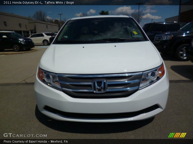 Taffeta White / Beige 2011 Honda Odyssey EX-L