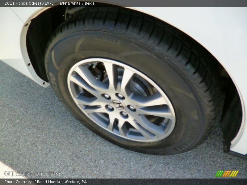 Taffeta White / Beige 2011 Honda Odyssey EX-L
