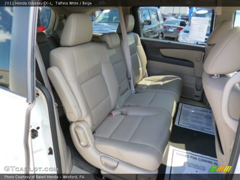 Taffeta White / Beige 2011 Honda Odyssey EX-L