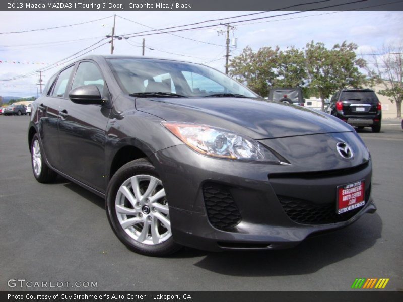 Graphite Mica / Black 2013 Mazda MAZDA3 i Touring 5 Door