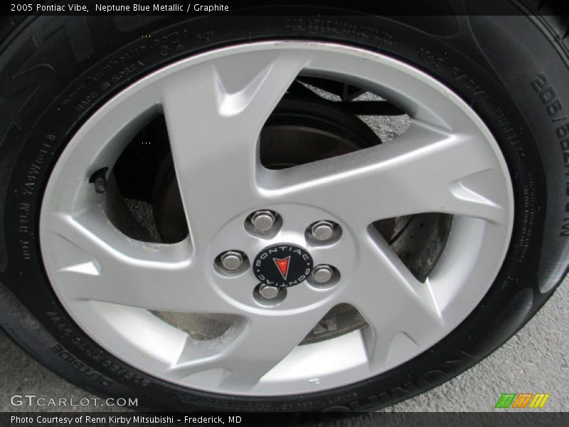 Neptune Blue Metallic / Graphite 2005 Pontiac Vibe