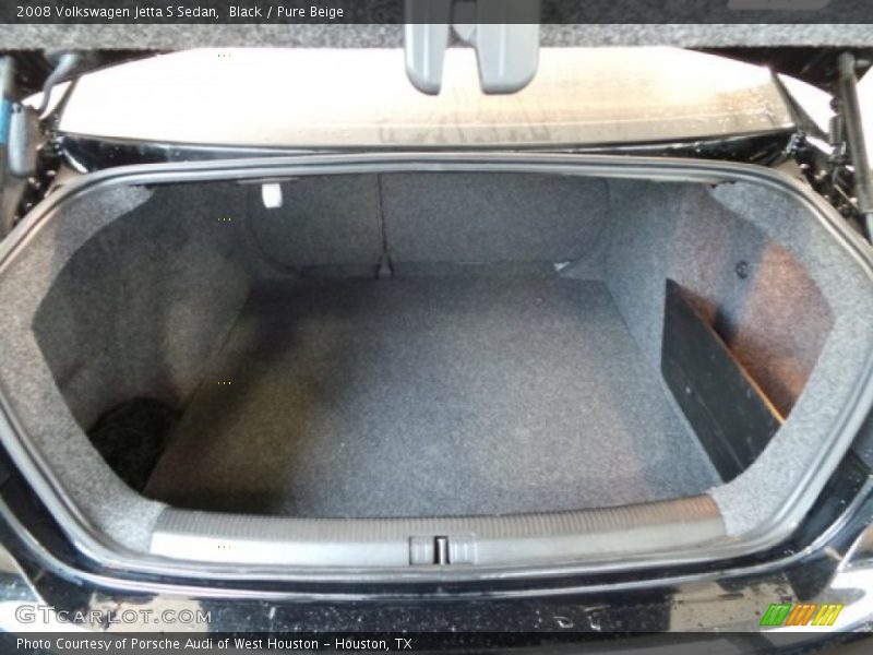 Black / Pure Beige 2008 Volkswagen Jetta S Sedan