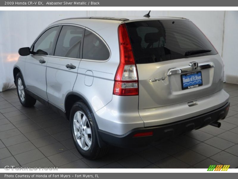 Alabaster Silver Metallic / Black 2009 Honda CR-V EX