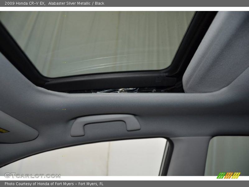 Alabaster Silver Metallic / Black 2009 Honda CR-V EX