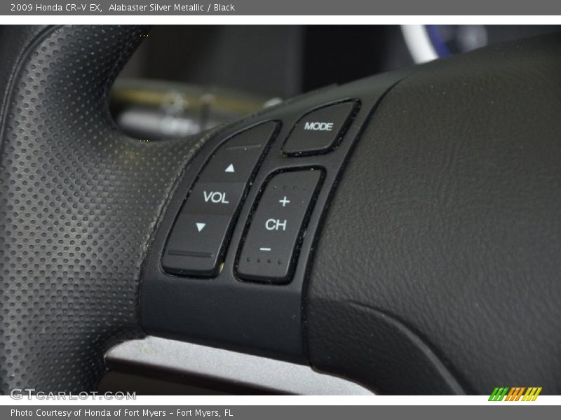 Alabaster Silver Metallic / Black 2009 Honda CR-V EX