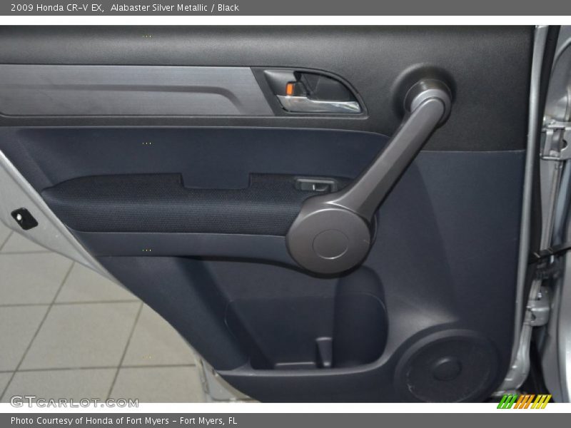 Alabaster Silver Metallic / Black 2009 Honda CR-V EX