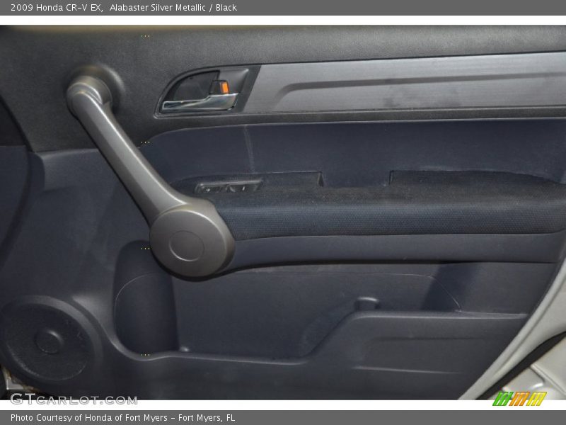 Alabaster Silver Metallic / Black 2009 Honda CR-V EX