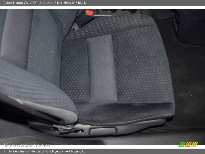 Alabaster Silver Metallic / Black 2009 Honda CR-V EX