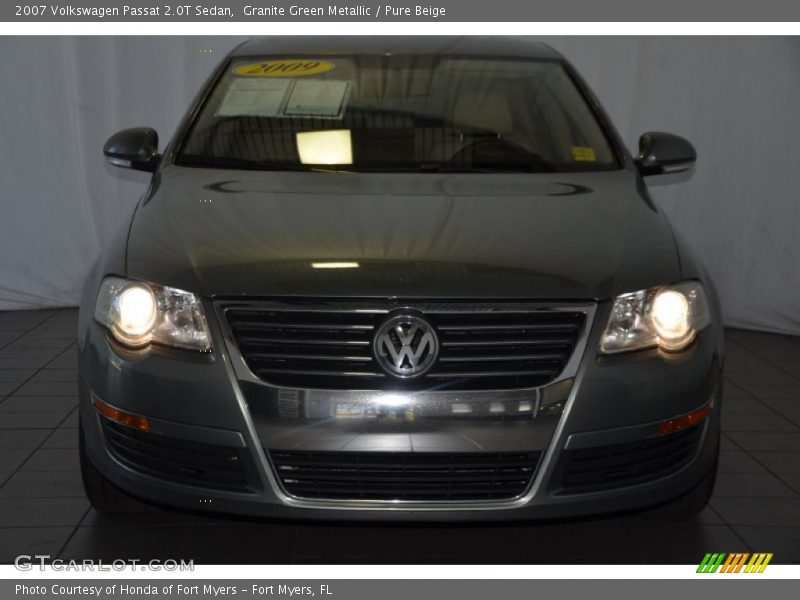 Granite Green Metallic / Pure Beige 2007 Volkswagen Passat 2.0T Sedan