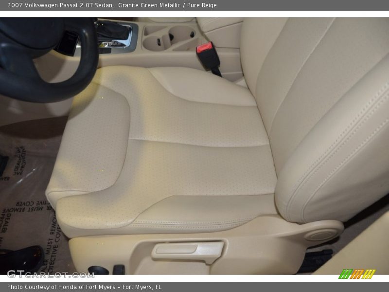 Granite Green Metallic / Pure Beige 2007 Volkswagen Passat 2.0T Sedan