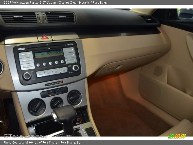 Granite Green Metallic / Pure Beige 2007 Volkswagen Passat 2.0T Sedan