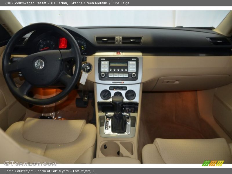 Granite Green Metallic / Pure Beige 2007 Volkswagen Passat 2.0T Sedan