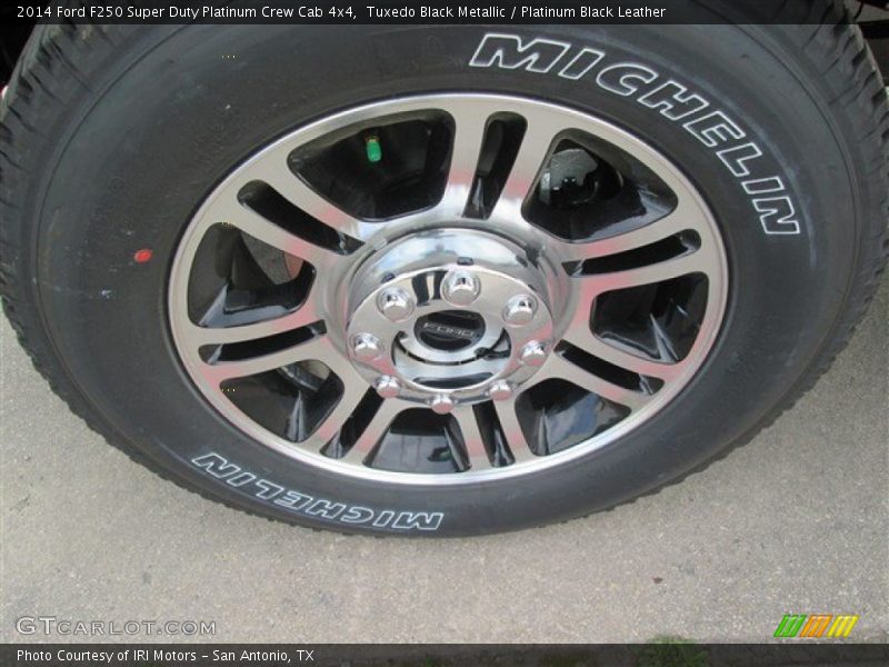 Tuxedo Black Metallic / Platinum Black Leather 2014 Ford F250 Super Duty Platinum Crew Cab 4x4
