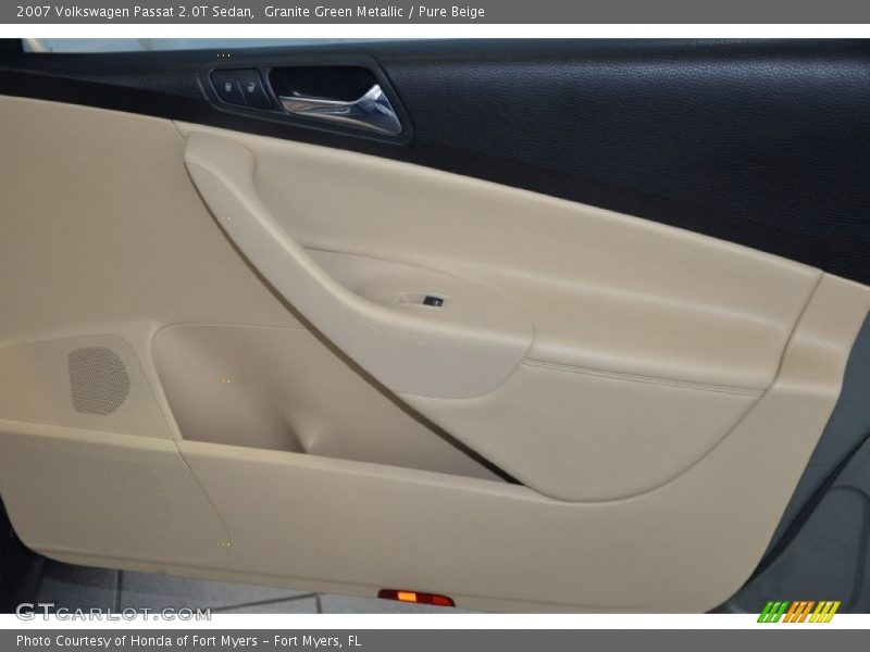 Granite Green Metallic / Pure Beige 2007 Volkswagen Passat 2.0T Sedan