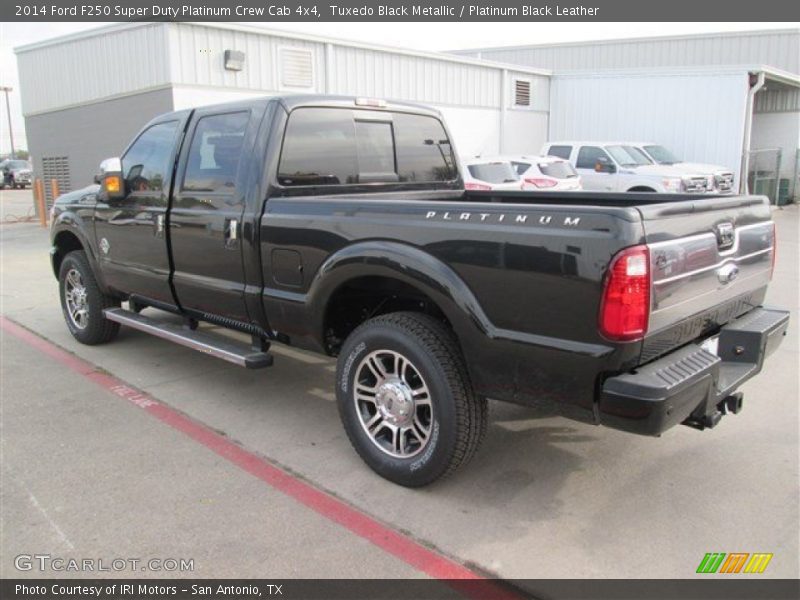 Tuxedo Black Metallic / Platinum Black Leather 2014 Ford F250 Super Duty Platinum Crew Cab 4x4