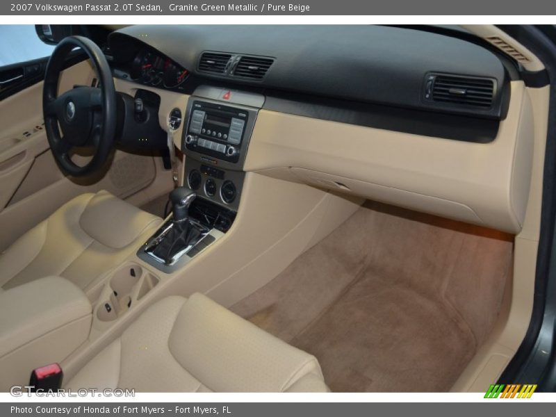 Granite Green Metallic / Pure Beige 2007 Volkswagen Passat 2.0T Sedan