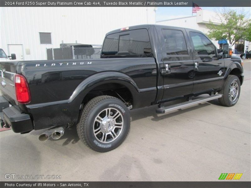 Tuxedo Black Metallic / Platinum Black Leather 2014 Ford F250 Super Duty Platinum Crew Cab 4x4